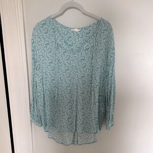 Caslon V neck blouse